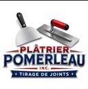 Logo de Plâtrier Pomerleau Inc., tirage de joints, résidentiel et commercial
